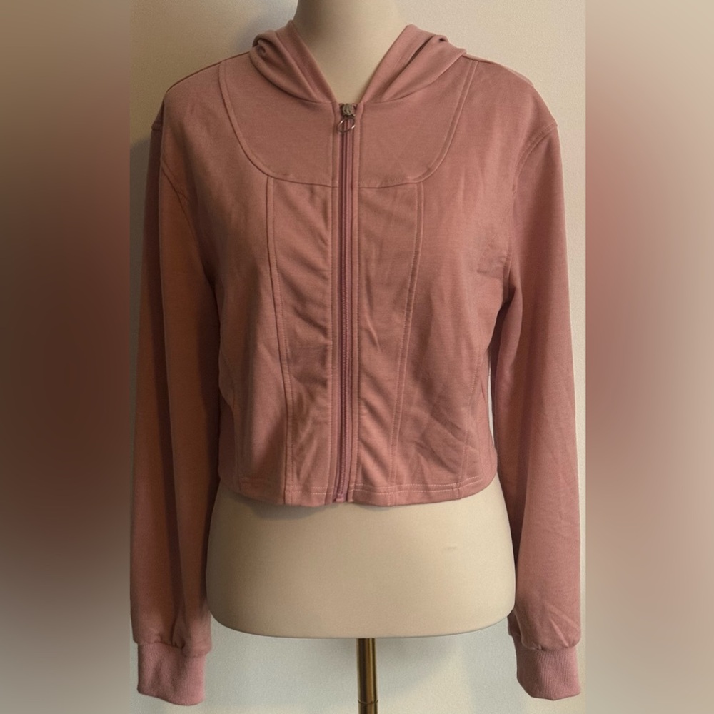 Women's Pink Hoodie and Joggers Set Medium - Picture 2 of 7